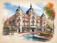 Experience Spanish elegance and luxury at NH Hotels Collection Madrid Eurobuilding - Spain.