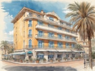 Experience French elegance and Mediterranean flair at the NH Hotel in Nice.