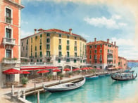 Experience Venetian flair at NH Hotels Venezia Santa Lucia - Italy.