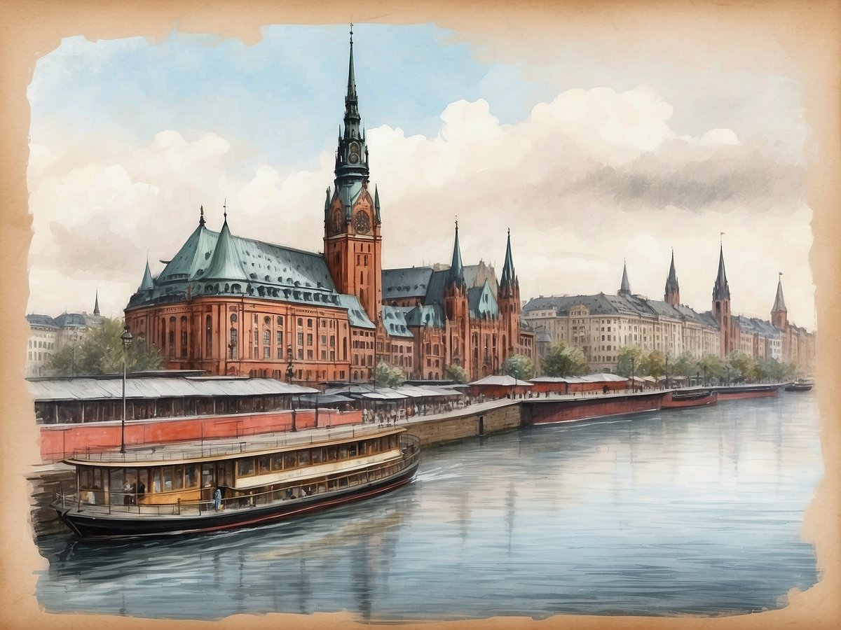 Who founded Hamburg?