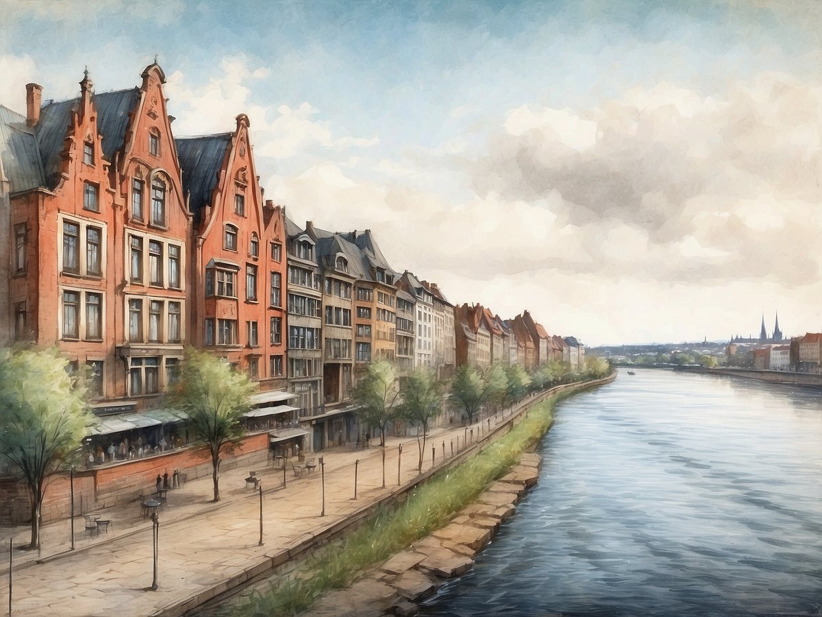 Which river flows through Bremen?