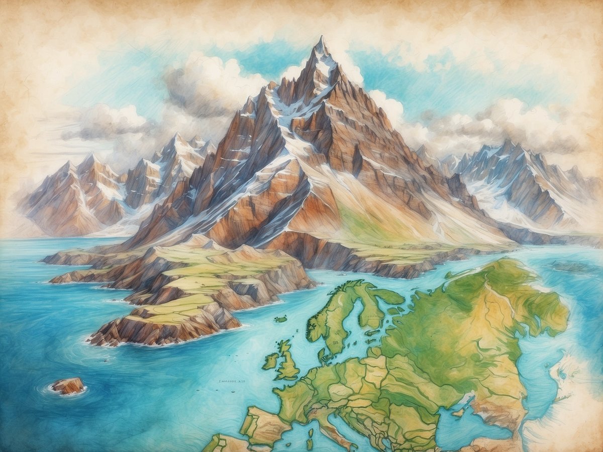 Where is Iceland located in Europe?