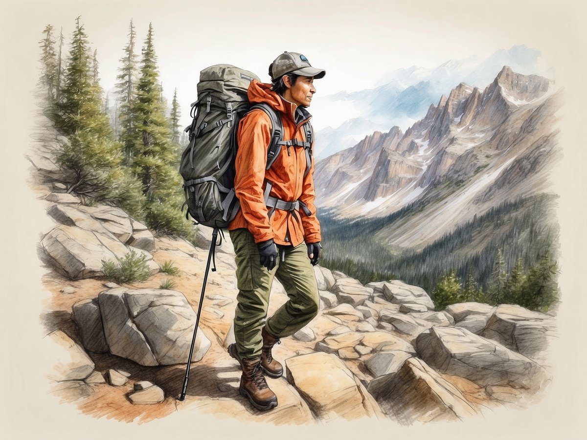 What clothing is suitable for hiking?