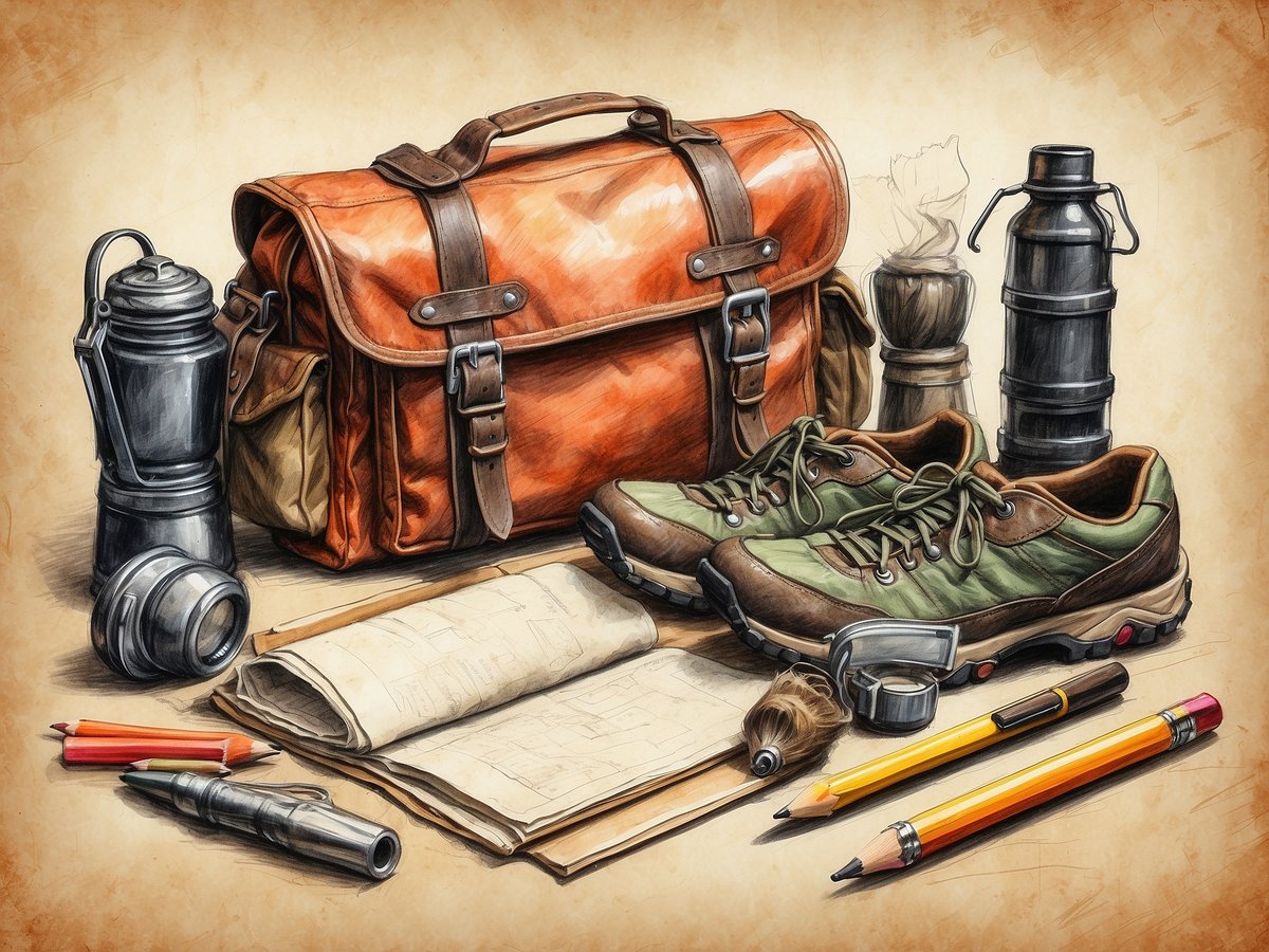 What needs to go in the backpack for a hike?