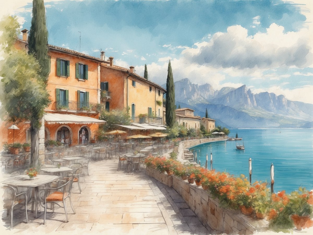 What must one see at Lake Garda?
