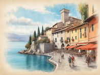 Explore the historic Lazise on Lake Garda: A town full of medieval charm and an imposing castle.