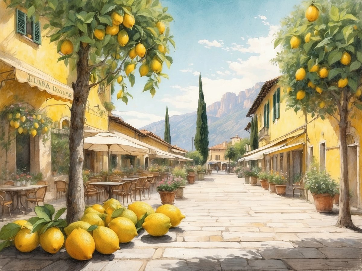 Limone sul Garda on Lake Garda: Known for its picturesque lemon gardens
