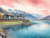 A luxurious retreat with breathtaking mountain views in Queenstown.