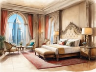Discover the modern elegance of the Studio M Arabian Plaza Hotel in Dubai.