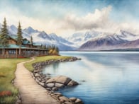 An idyllic retreat on the lake shore - Experience Alaska at The Lakefront Anchorage.