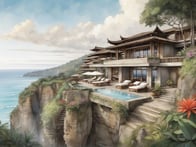 The luxury resort on the cliff: pure relaxation at the Anantara Uluwatu.