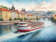 Explore the fascinating combination of Bohemian charm and historical treasures along the Vltava River on a cruise through picturesque towns.