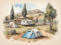 Experience the Beauty of Nature: Camping in Tuscany.