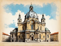 The baroque splendor of the famous Munich landmark