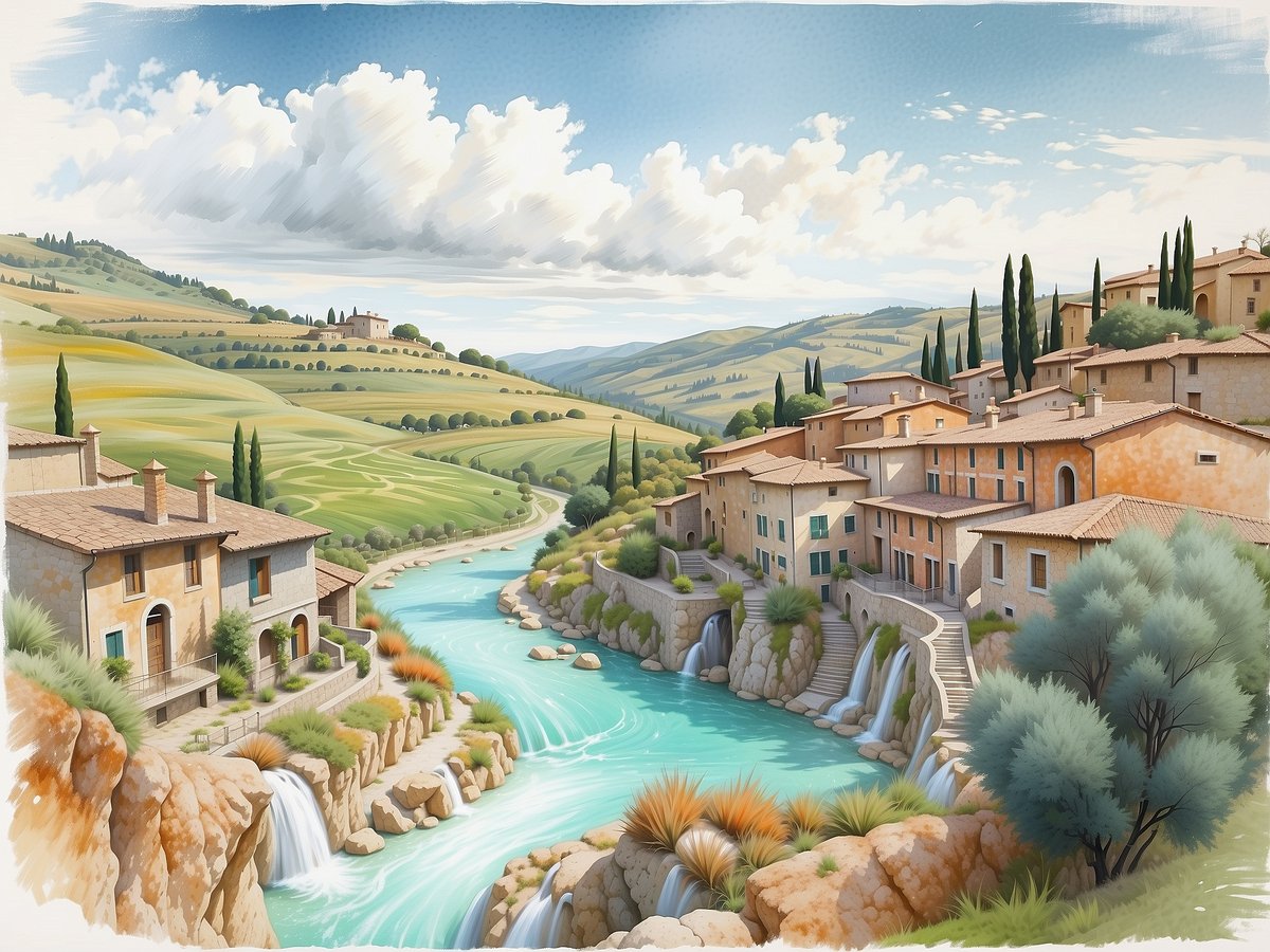Saturnia in Tuscany – Relaxation in Hot Springs