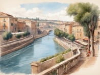 The Tiber - History and significance of the majestic river for the city of Rome.