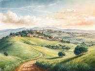 Experience the idyllic beauty of the unspoiled landscape around the Roman metropolis.