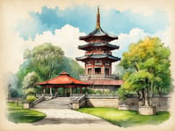 Discover the history and beauty of the Chinese Tower in the English Garden in Munich.