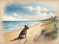 Lonely beaches and unspoiled nature: Paradise for dog owners on the Polish Baltic Sea.
