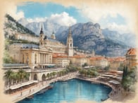 The origin of the name of Munich as "Monaco" in Italian