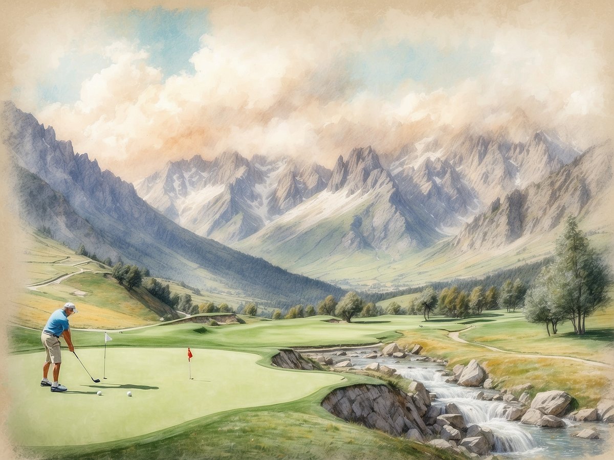 Athletic Challenge: Golfing in the Alpine Idyll of Merano