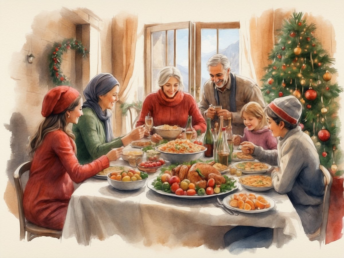 How do people celebrate Christmas in Italy?