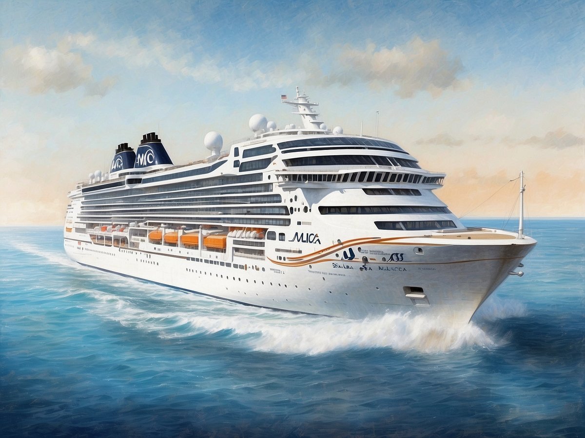 Experience the beauty of the sea with the MSC Lirica