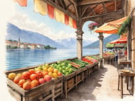Experience the vibrant hustle and idyllic views in Luino on Lake Maggiore.