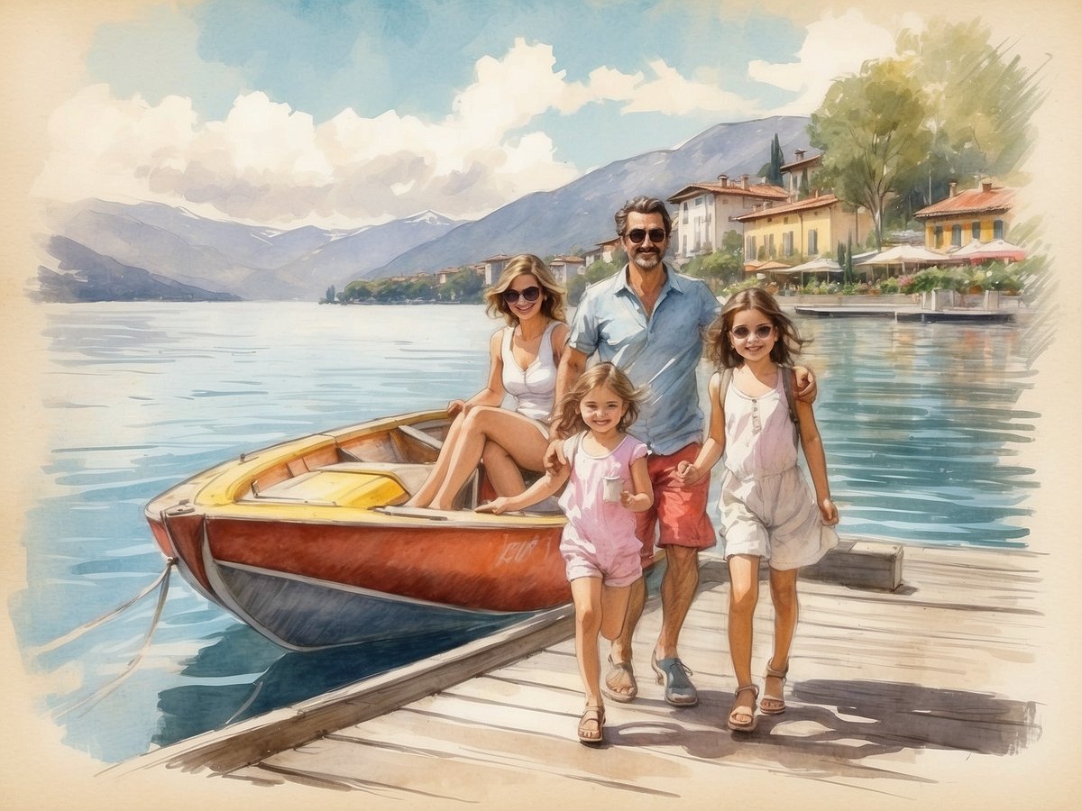 Family fun in Germignaga, near the enchanting Lake Maggiore