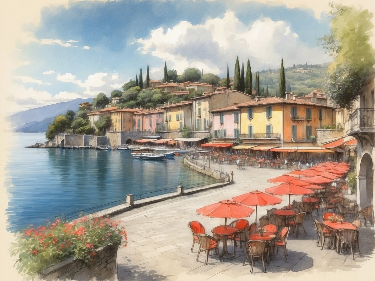 Experience authentic Italy in Porto Valtravaglia on Lake Maggiore