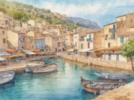 A hidden gem on the west coast of Mallorca: Port de Canonge - Experience the authentic atmosphere of a traditional fishing village against a breathtaking backdrop.