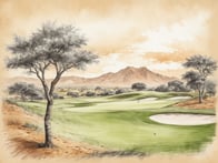 The dream landscapes of golf courses in South Africa.