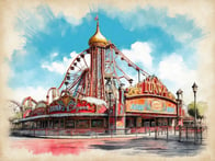A magical amusement park in France: Discover Luna Park