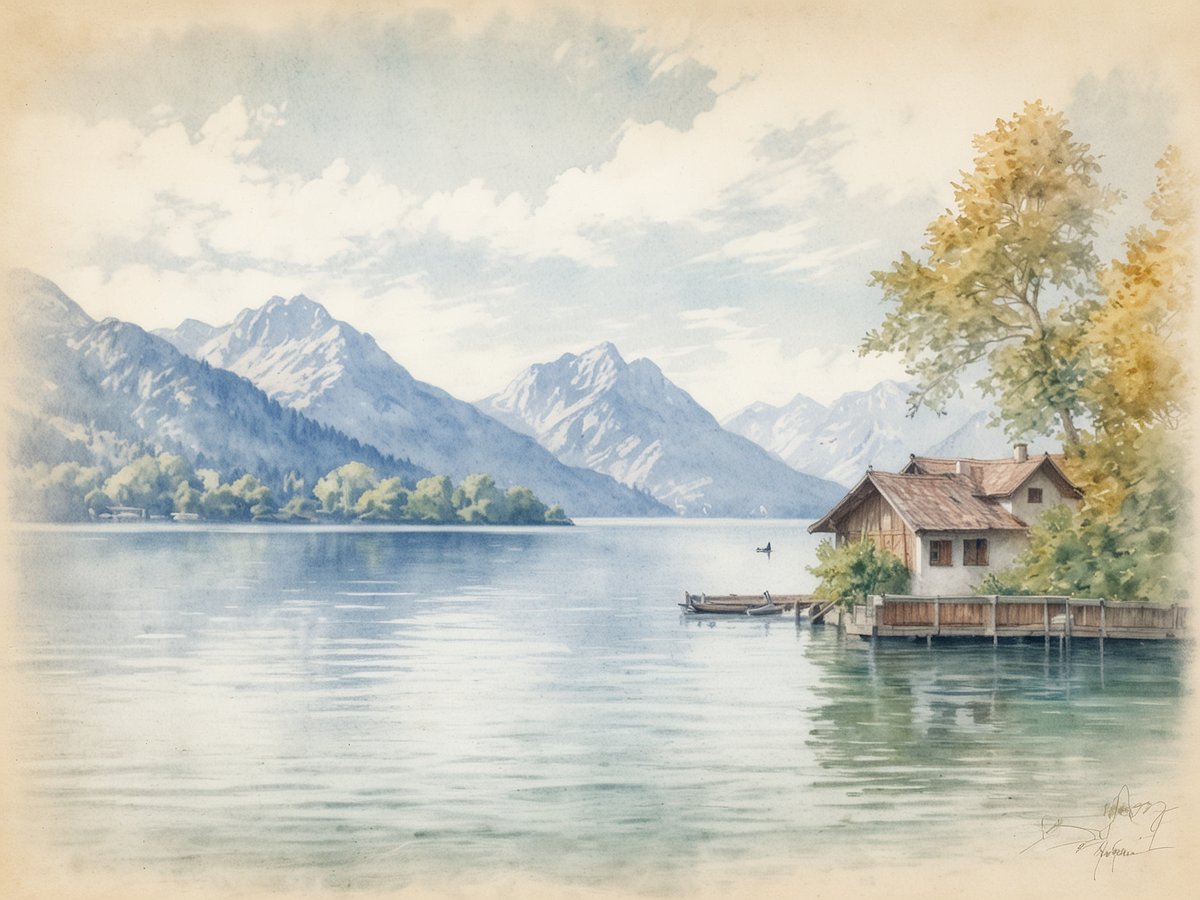 Gmunden: Ceramic Art and Lake View on Traunsee