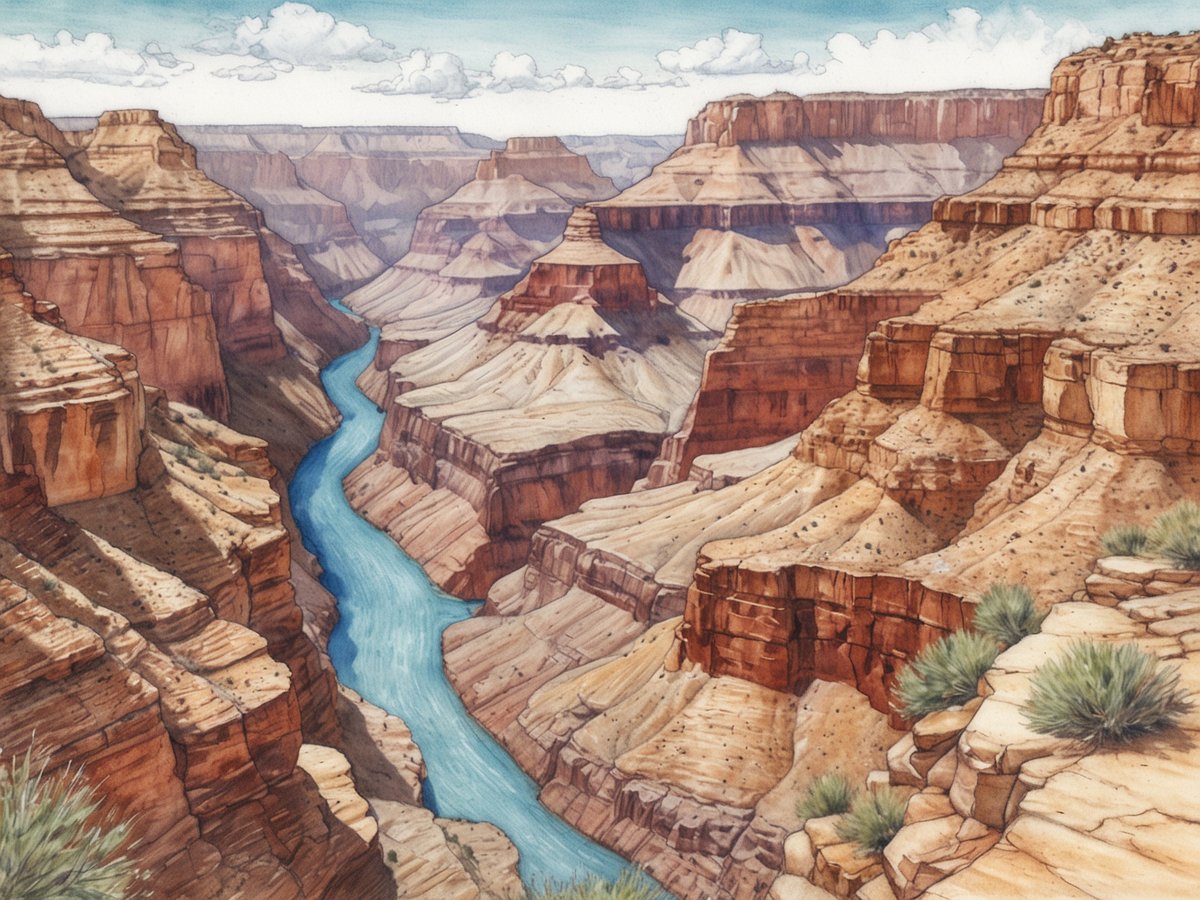 Grand Canyon National Park: Breathtaking views of one of the natural wonders of the world