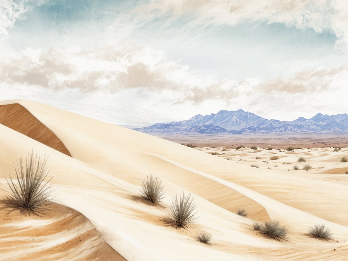 White Sands National Park: Waves of white sand in breathtaking desert landscape