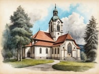 The impressive parish church in Furth im Wald: A Gothic gem in the Bavarian Forest