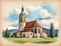 The medieval beauty of Regen: Discover the historic parish church in the Bavarian Forest