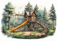 A nature experience for little adventurers: The forest playground Zwiesel.