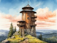 Deep Insights: The impressive observation tower on the Lusen offers breathtaking views and pure adventure.