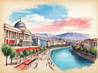 The fascinating capital of Macedonia: Discover the cultural diversity and historical treasures of Skopje.