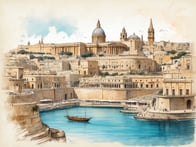 The enchanting capital of Malta: Historical beauty and Mediterranean charm.