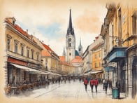 Experience the cultural diversity and vibrant atmosphere in Zagreb, the charming capital of Croatia.