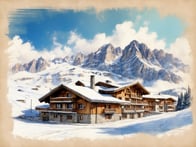 The ski resort Madonna di Campiglio: A paradise for winter sports enthusiasts in the Italian Alps.