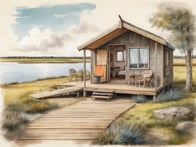 Luxurious outdoor experience at Lauwersmeer: Discover the special glamping accommodation at Roompot Park.